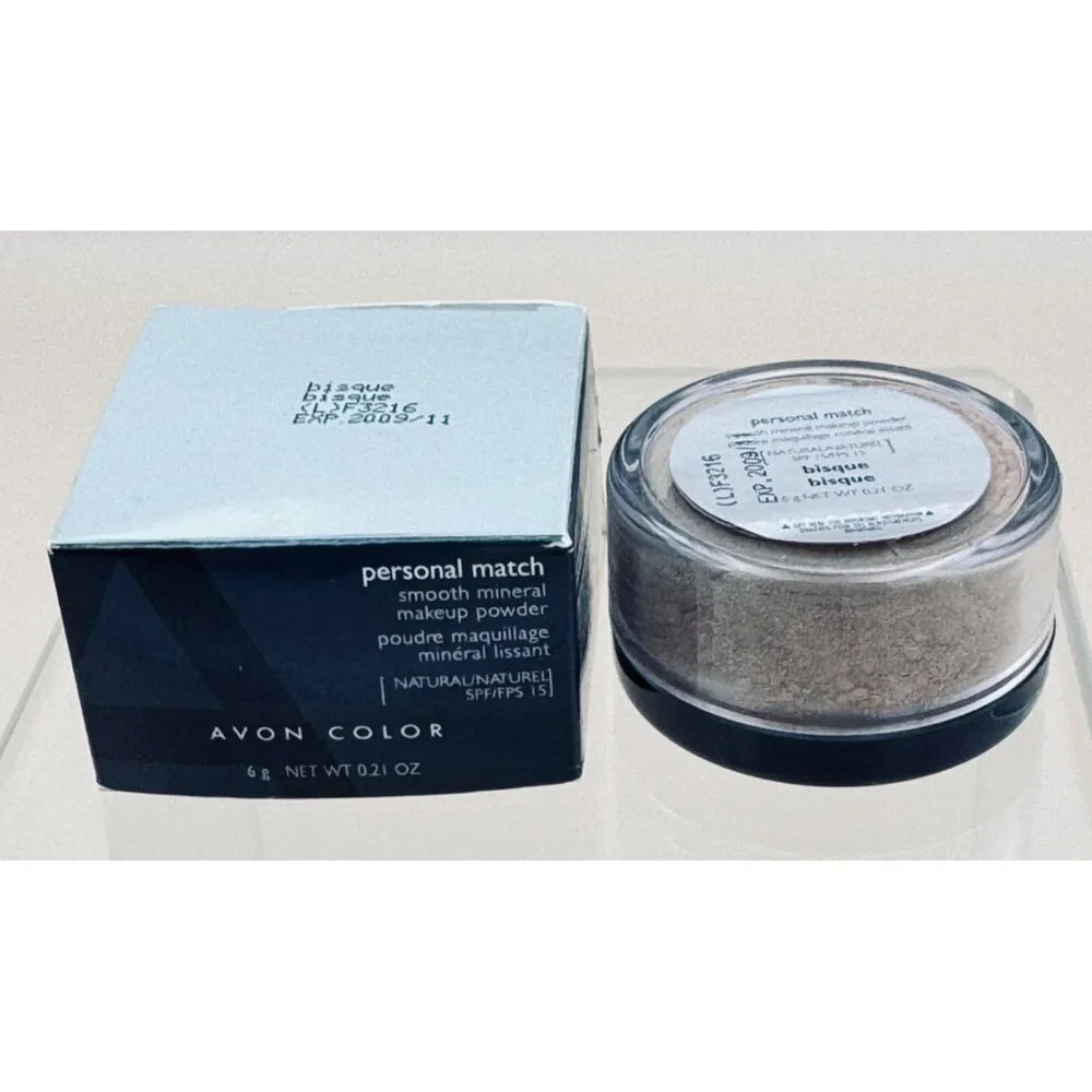 Avon Personal Match Smooth Mineral Makeup Powder Bisque SPF 15 New In Box